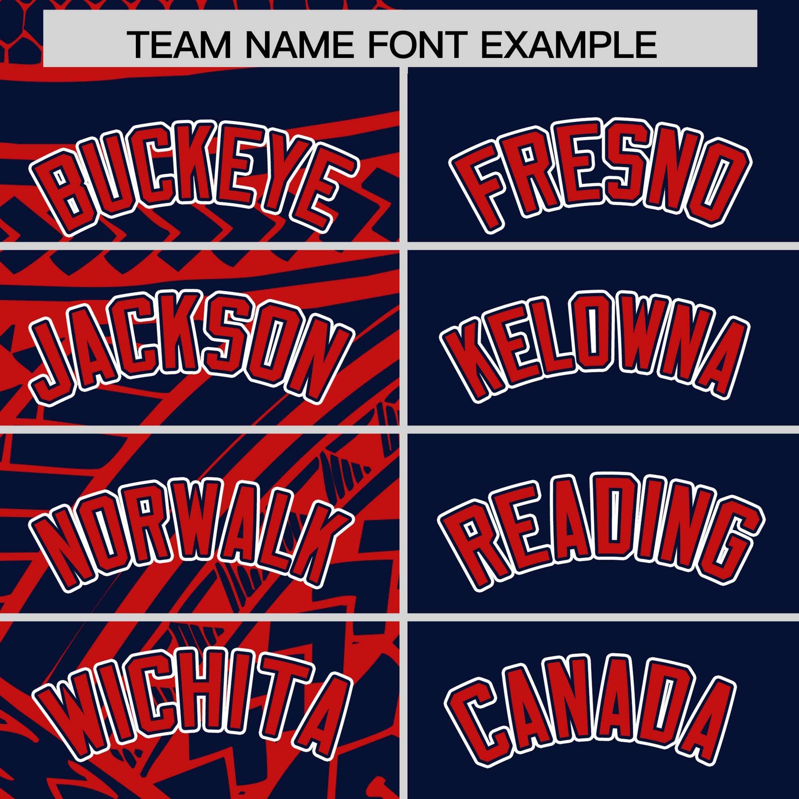 Custom Red Navy Split Fashion Tribal Pattern Authentic Baseball Jersey