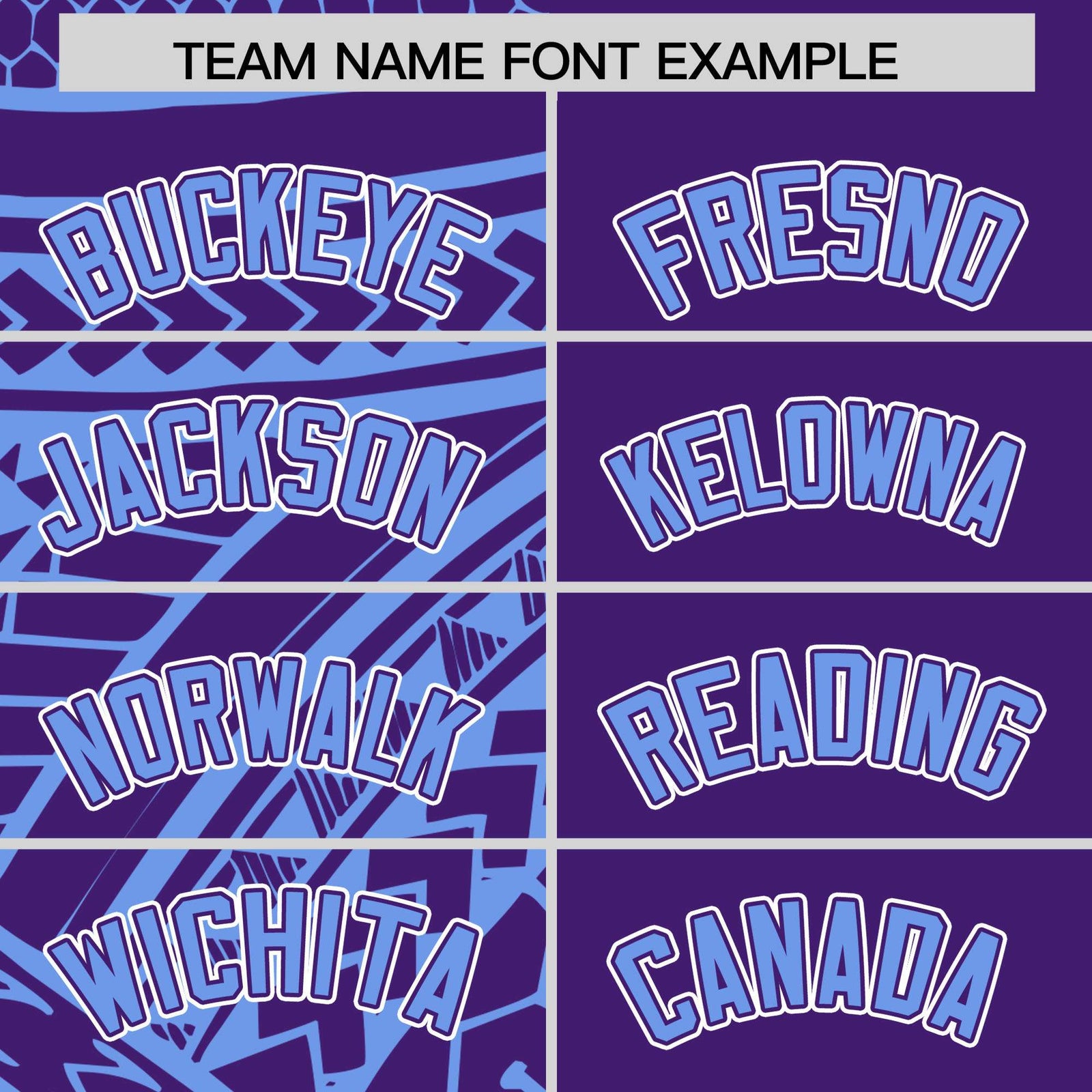 Custom Light Blue Purple Split Fashion Tribal Pattern Authentic Baseball Jersey