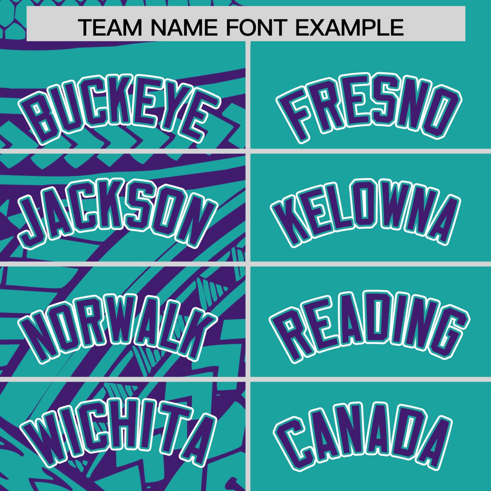 Custom Purple Aqua Split Fashion Tribal Pattern Authentic Baseball Jersey