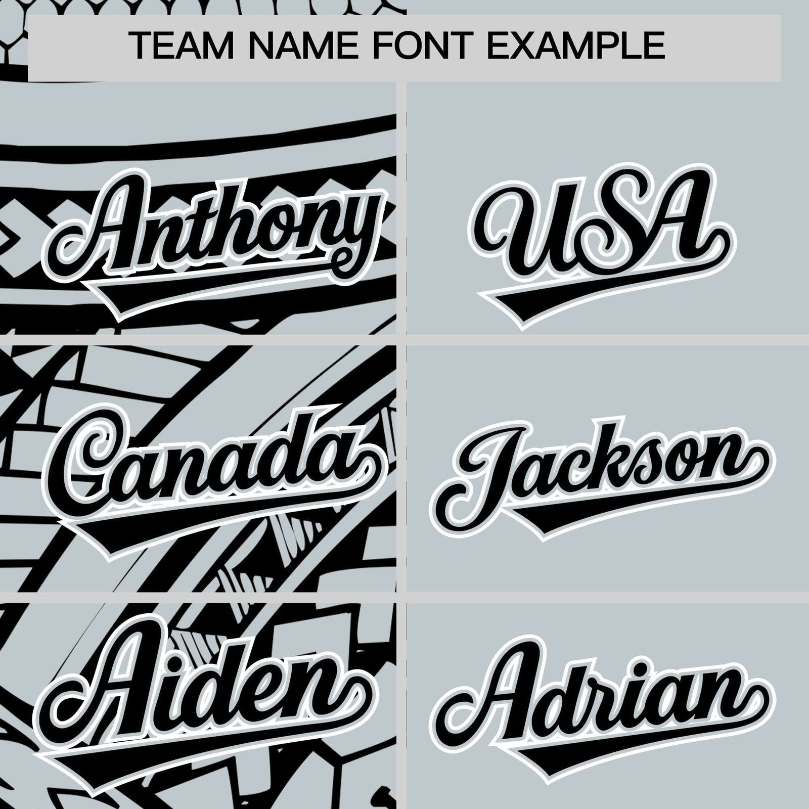 Custom Silver Black Split Fashion Tribal Pattern Authentic Baseball Jersey