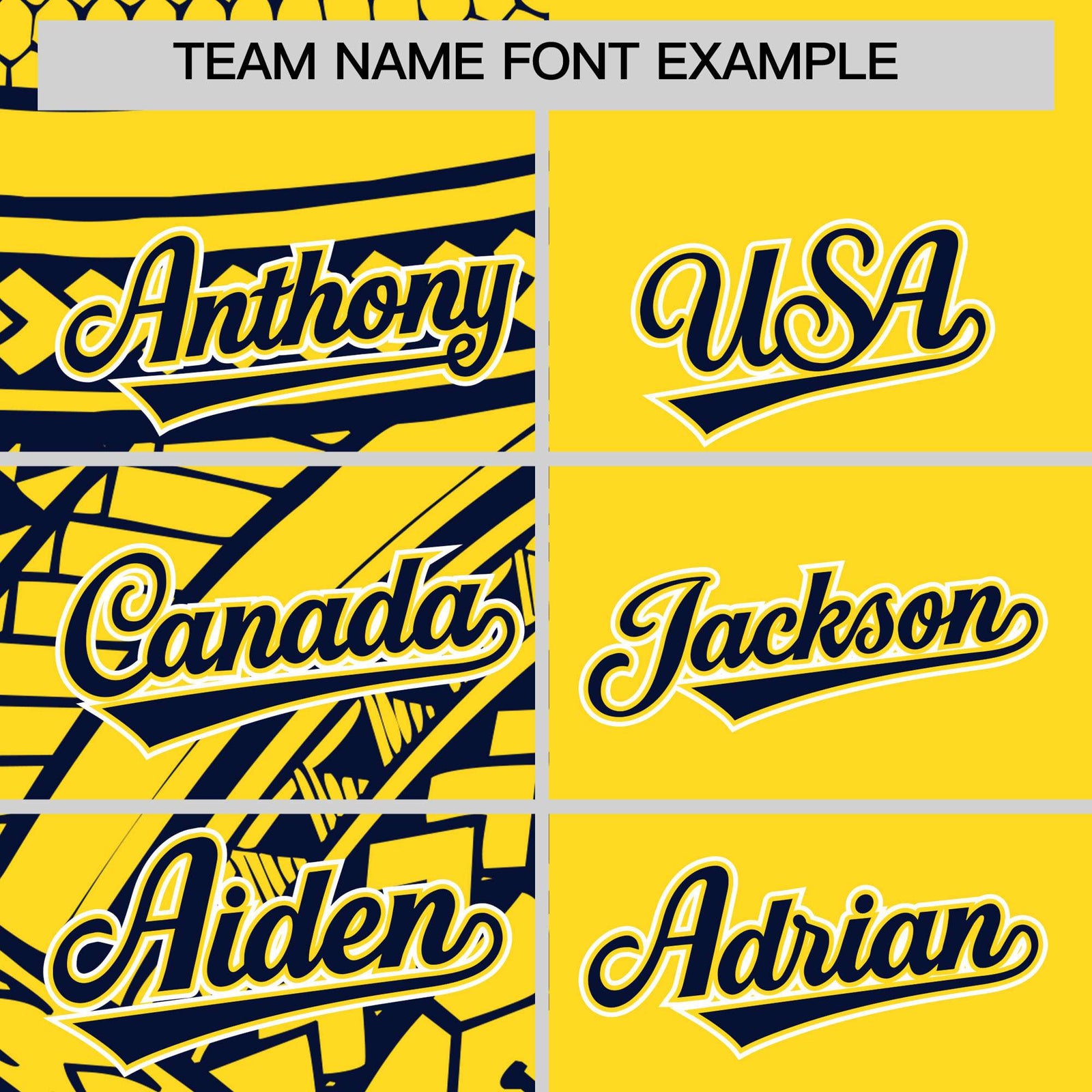 Custom Gold Navy Split Fashion Tribal Pattern Authentic Baseball Jersey