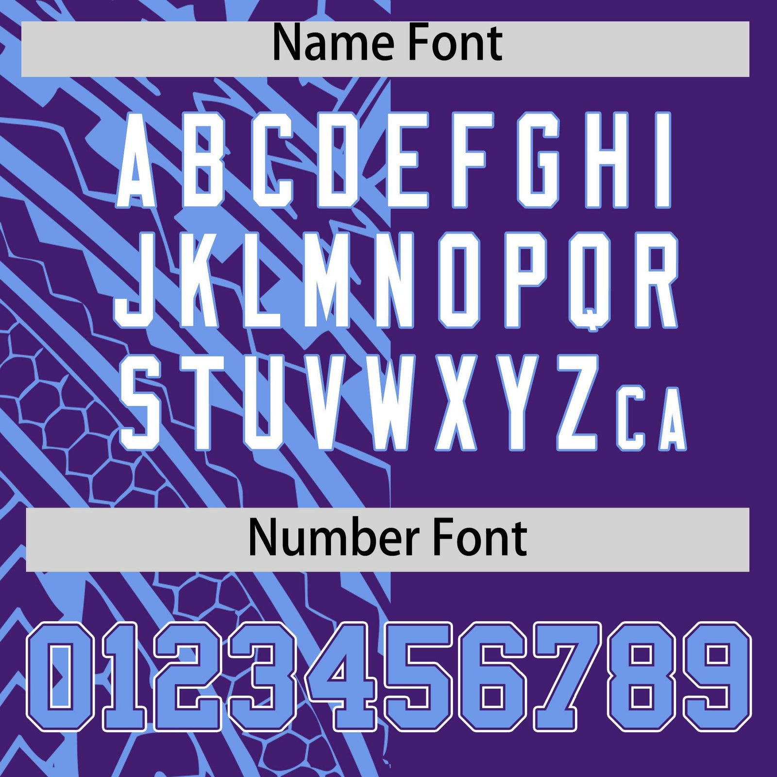 Custom Light Blue Purple Split Fashion Tribal Pattern Authentic Baseball Jersey