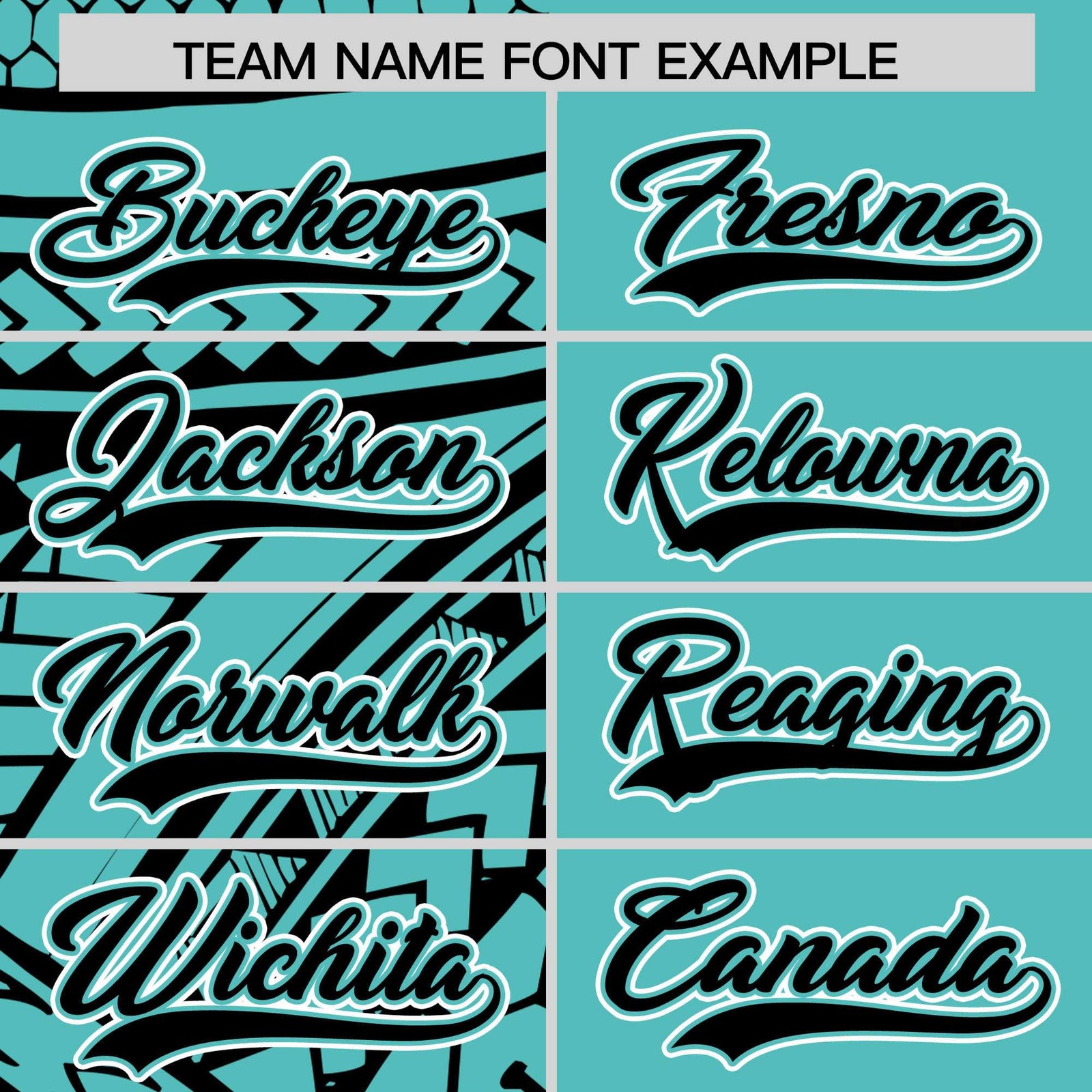 Custom Aqua Black Split Fashion Tribal Pattern Authentic Baseball Jersey