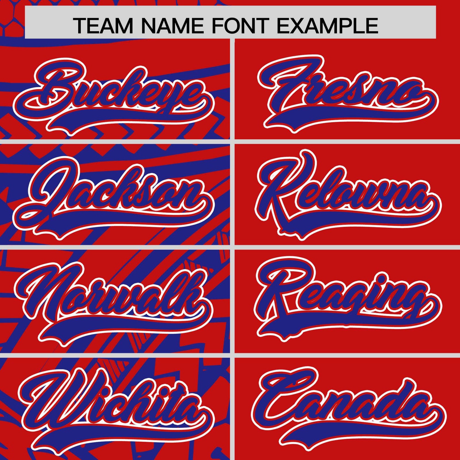 Custom Red Royal Split Fashion Tribal Pattern Authentic Baseball Jersey