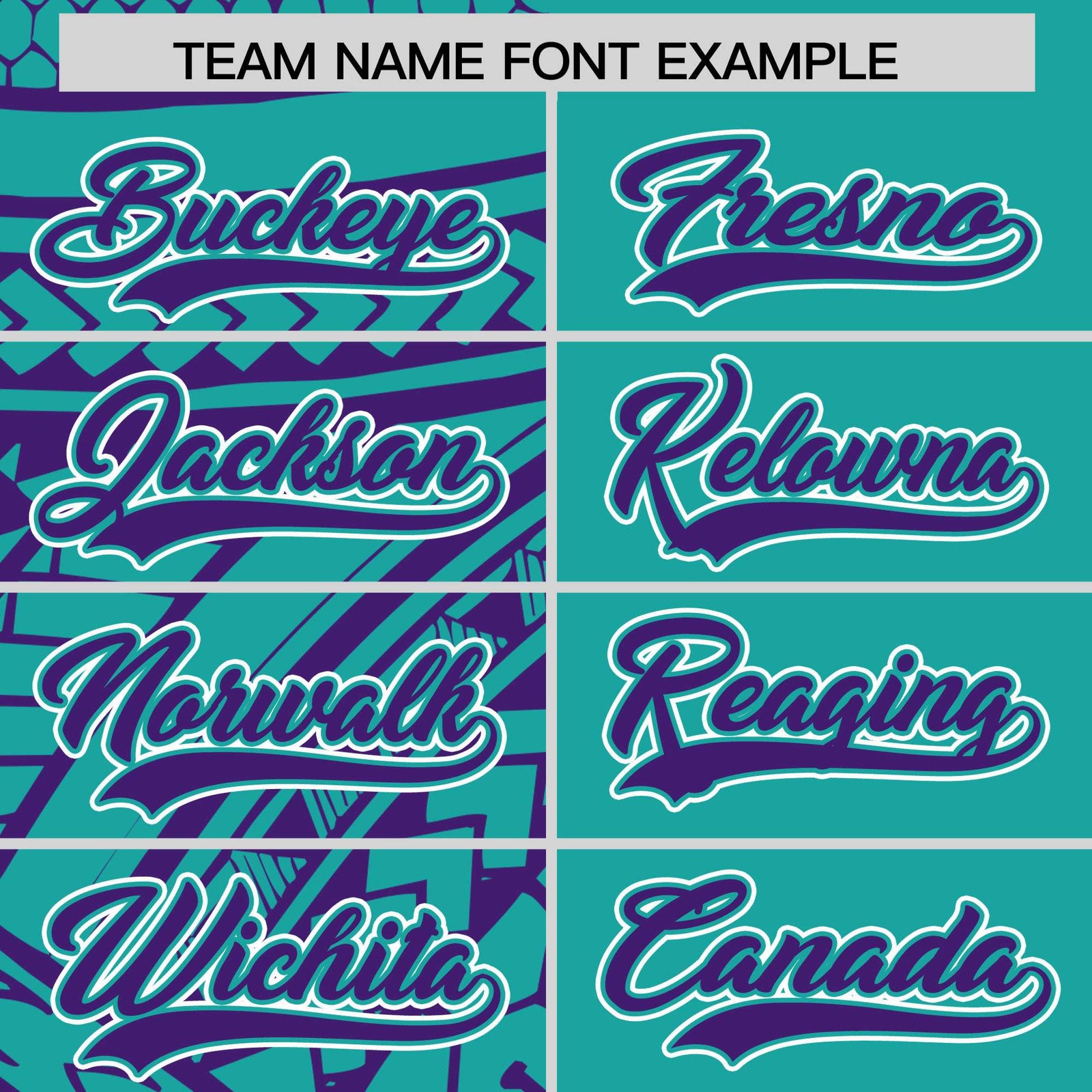 Custom Purple Aqua Split Fashion Tribal Pattern Authentic Baseball Jersey