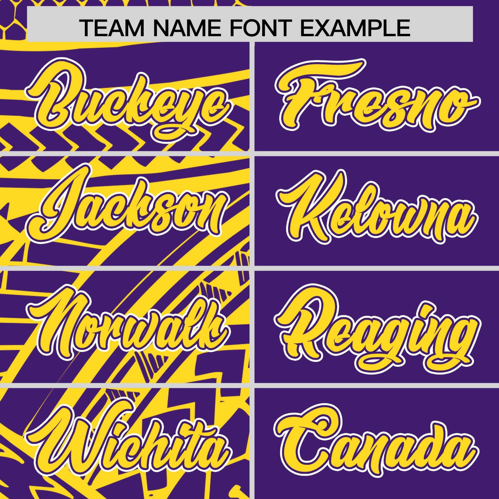 Custom Purple Gold Split Fashion Tribal Pattern Authentic Baseball Jersey