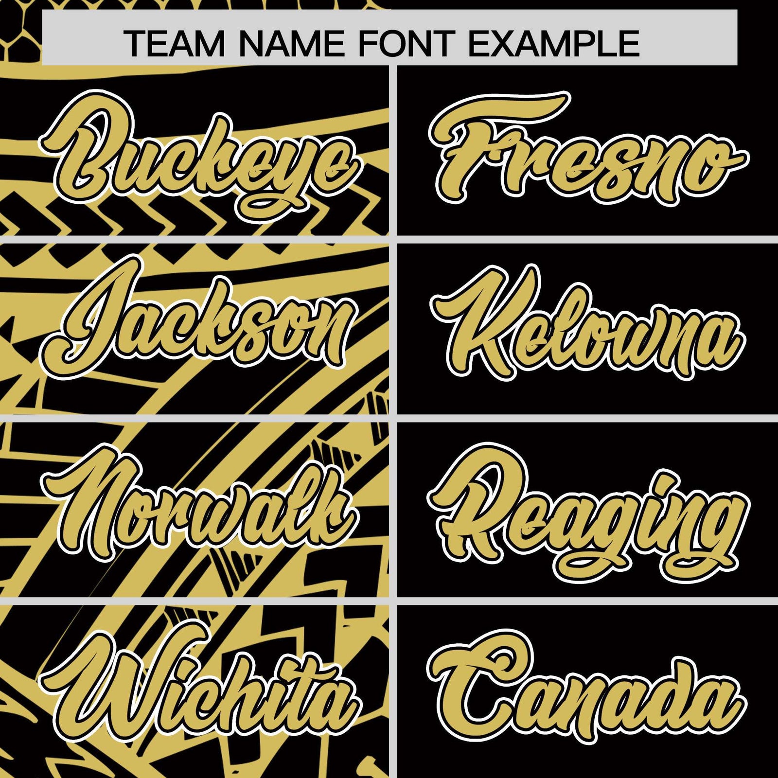 Custom Black Old Gold Split Fashion Tribal Pattern Authentic Baseball Jersey