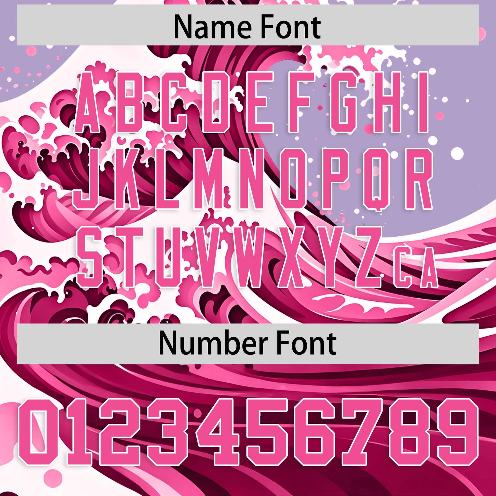 Custom Light Purple Wave Graffiti Pattern Authentic Baseball Jersey