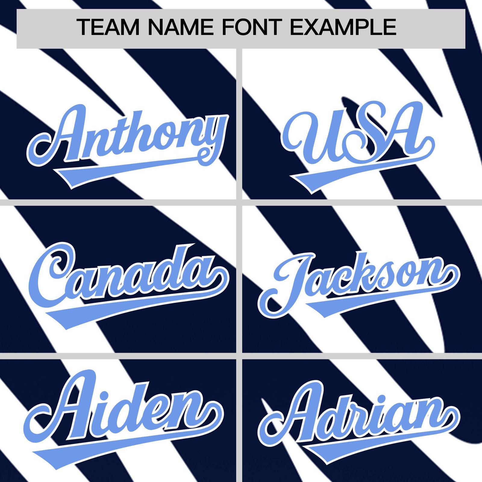 Custom Navy White Tiger Stripe Gradient Animal Print Personalized Team Shirt Baseball Jersey