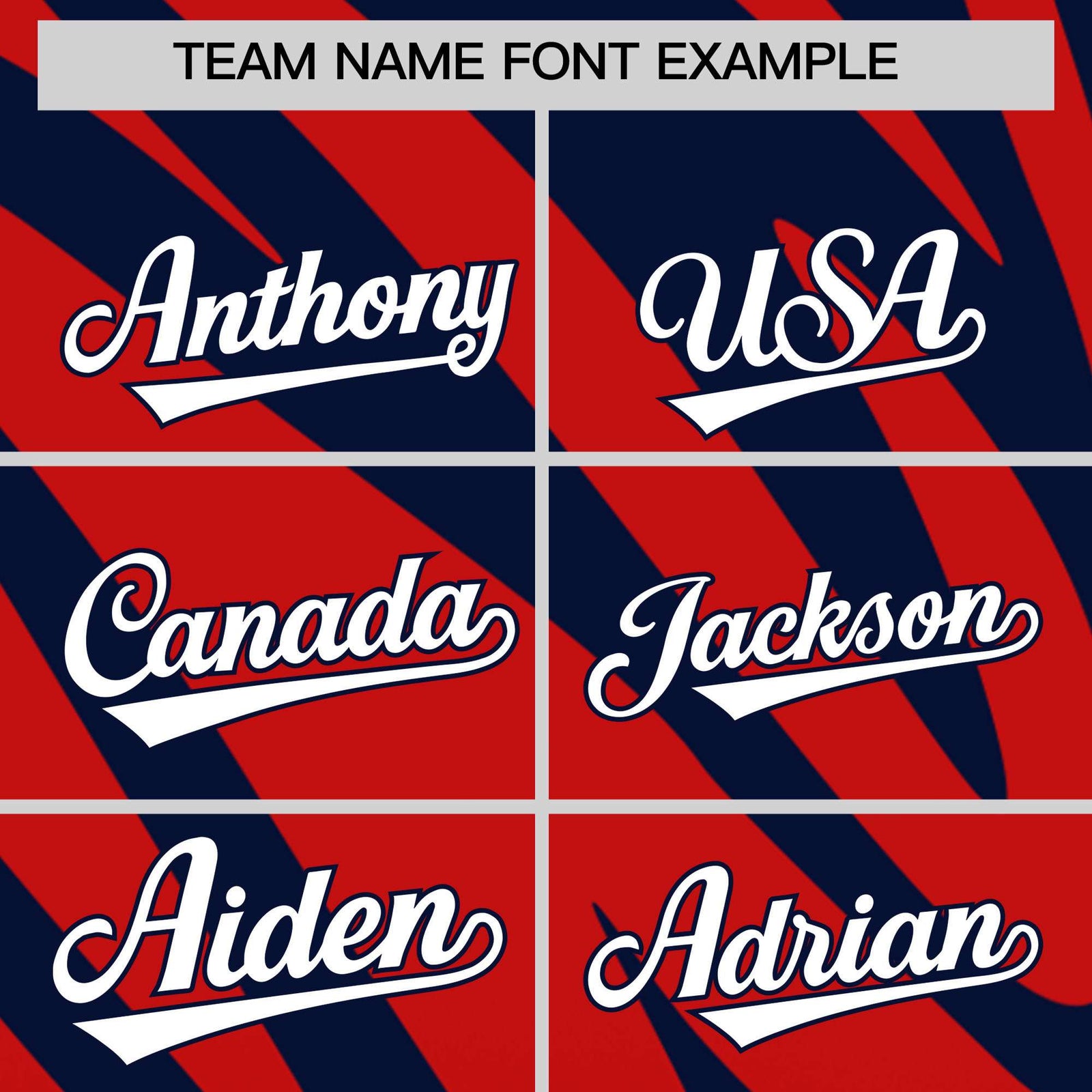 Custom Red Navy Tiger Stripe Gradient Animal Print Personalized Team Shirt Baseball Jersey