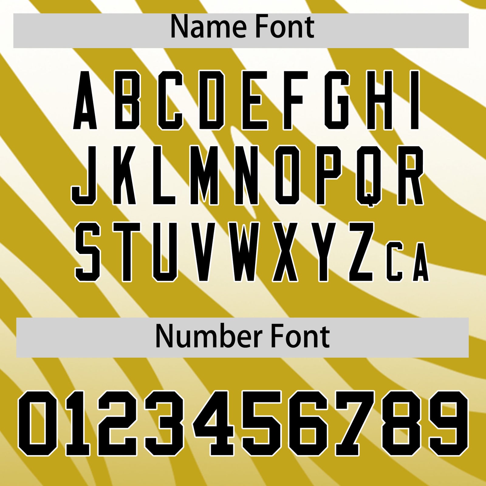 Custom White Old Gold Tiger Stripe Gradient Animal Print Personalized Team Shirt Baseball Jersey