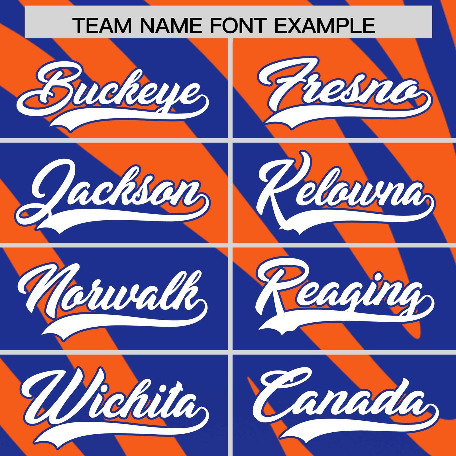 Custom Orange Royal Tiger Stripe Gradient Animal Print Personalized Team Shirt Baseball Jersey