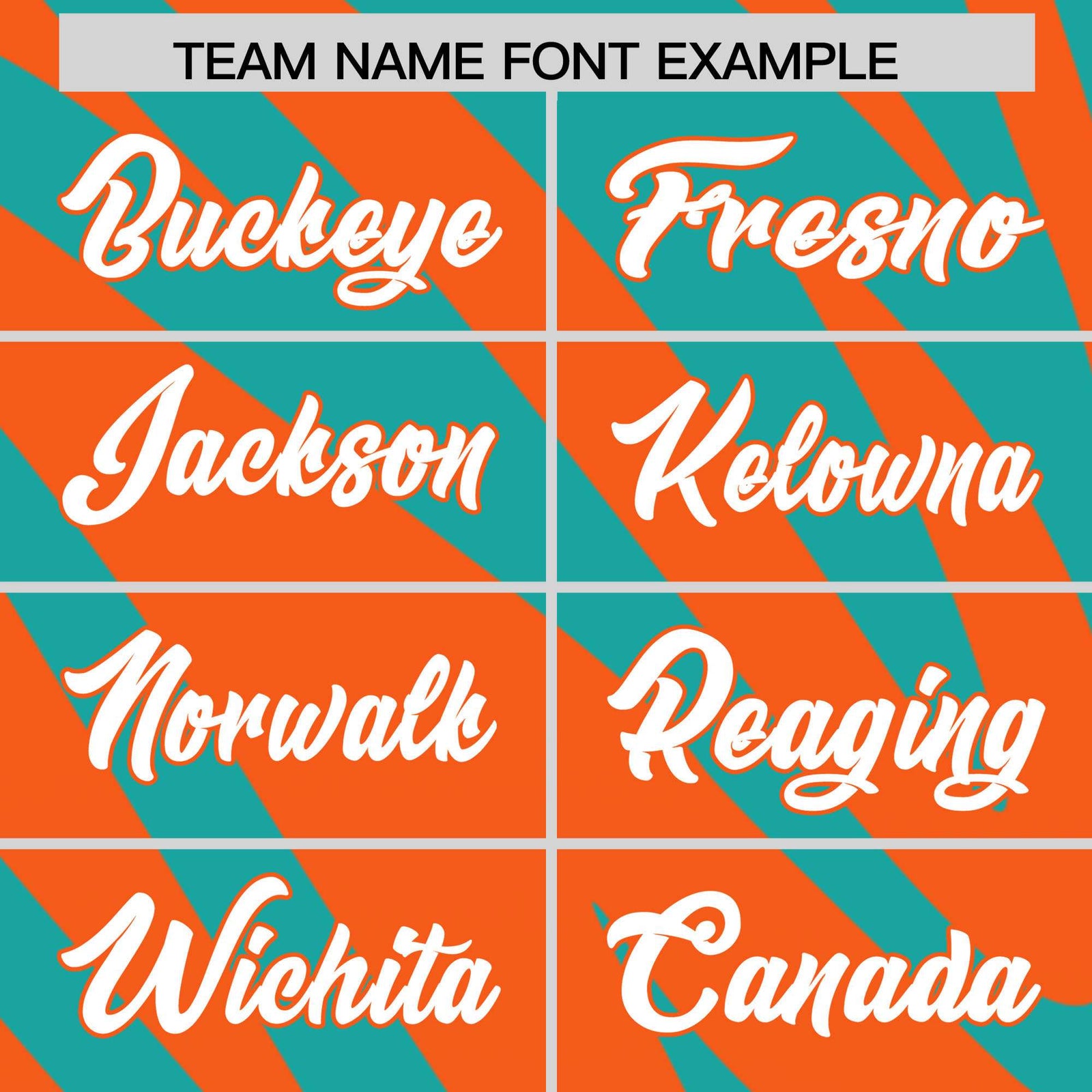 Custom Aqua Orange Tiger Stripe Gradient Animal Print Personalized Team Shirt Baseball Jersey