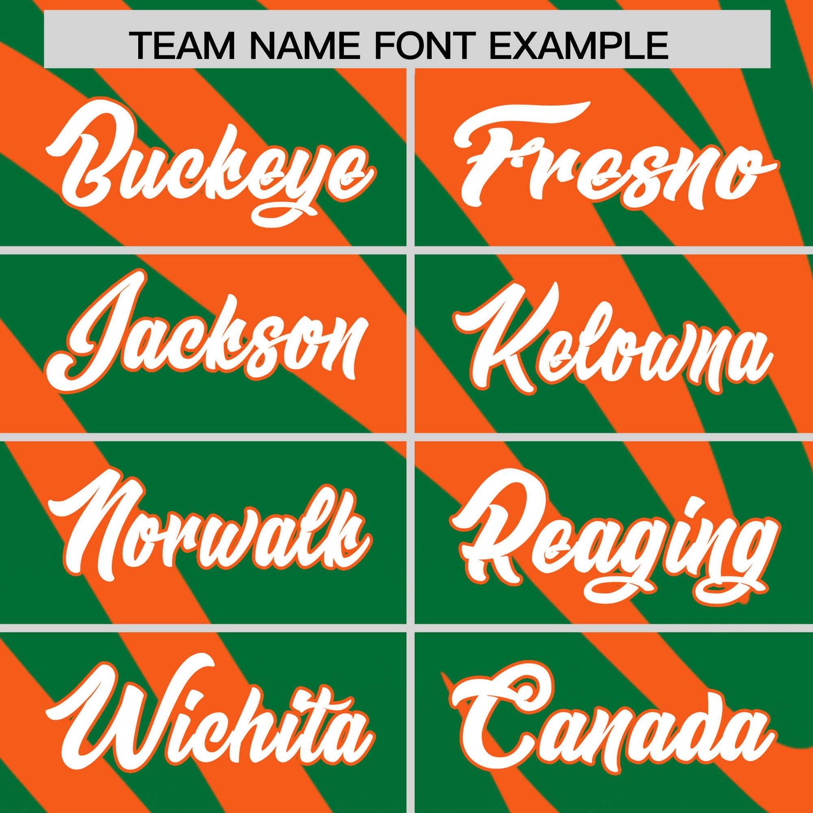 Custom Orange Kelly Green Tiger Stripe Gradient Animal Print Personalized Team Shirt Baseball Jersey