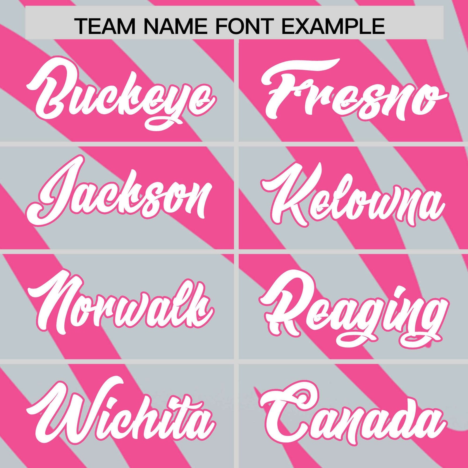 Custom Pink Silver Tiger Stripe Gradient Animal Print Personalized Team Shirt Baseball Jersey