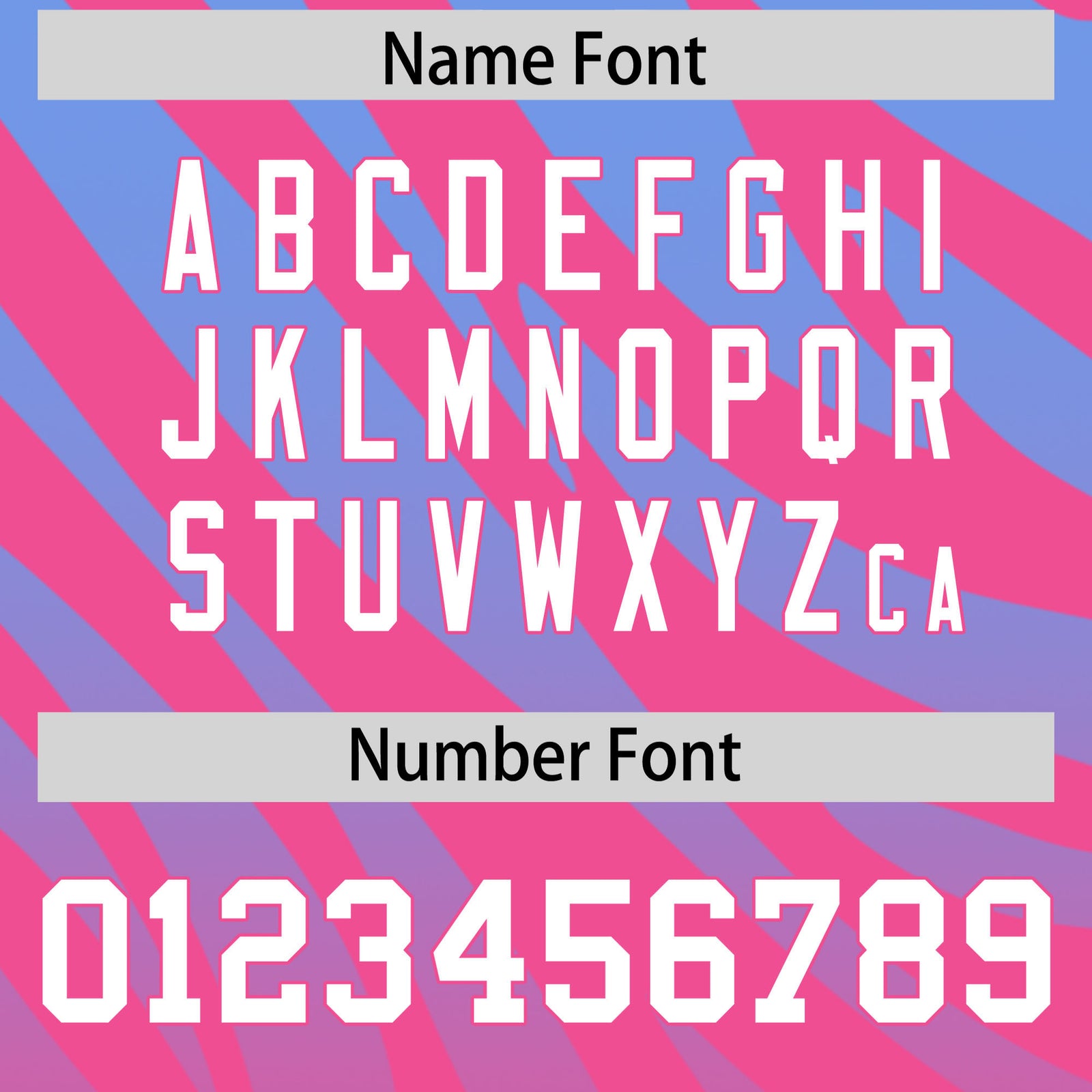 Custom Pink Light Blue Tiger Stripe Gradient Animal Print Personalized Team Shirt Baseball Jersey