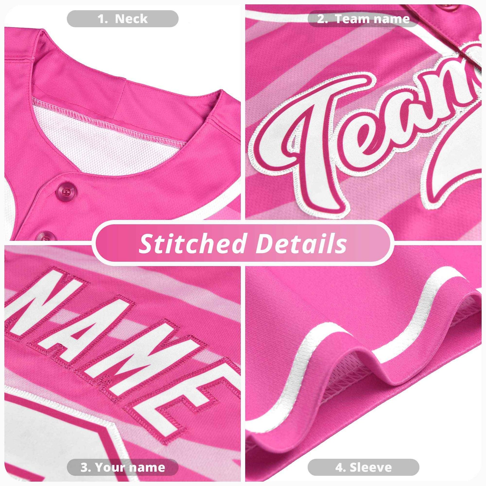 Custom Red Black Tiger Stripe Gradient Animal Print Personalized Team Shirt Baseball Jersey