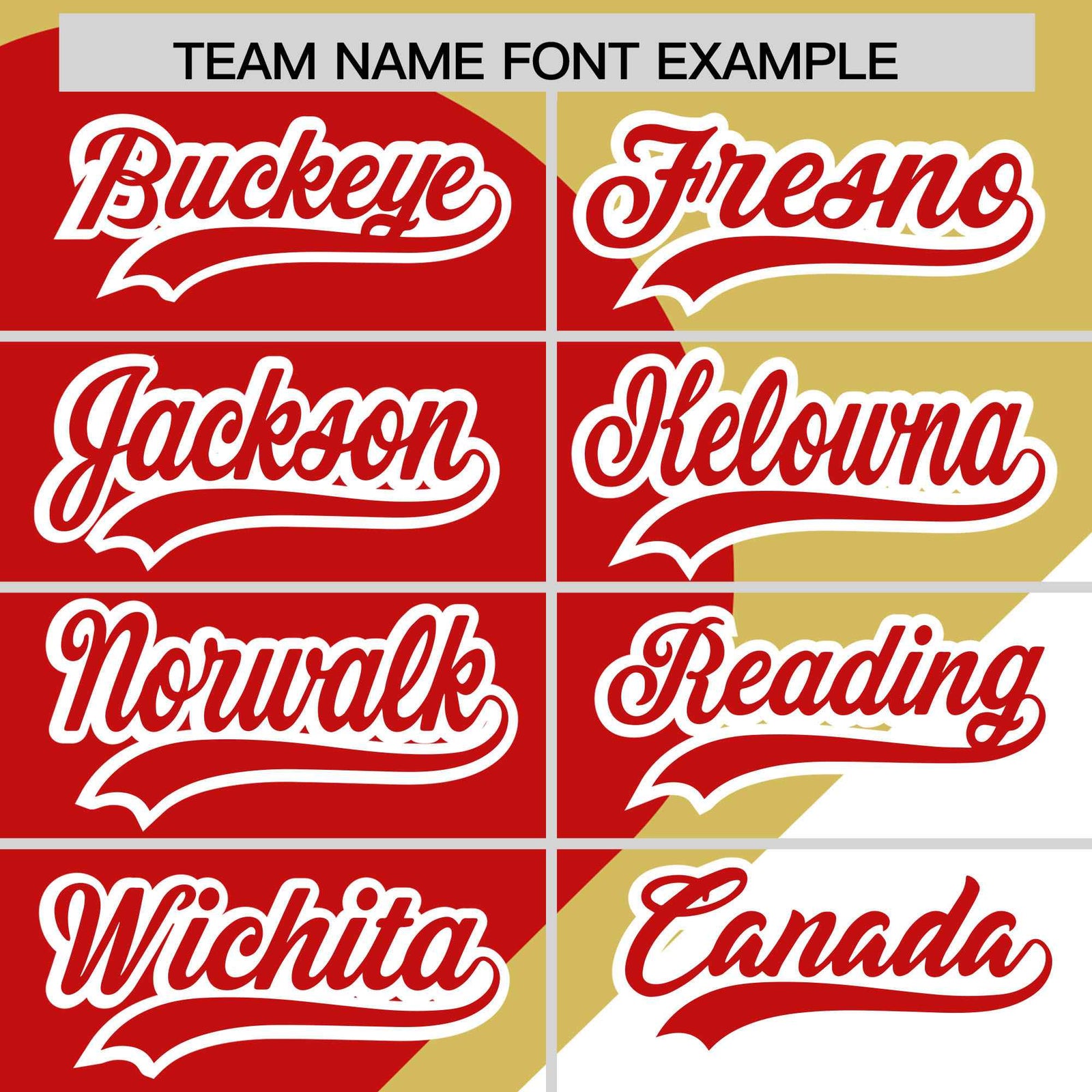 Custom Old Gold Red-White Color Block Personalized Half Heart Pattern Authentic Baseball Jersey