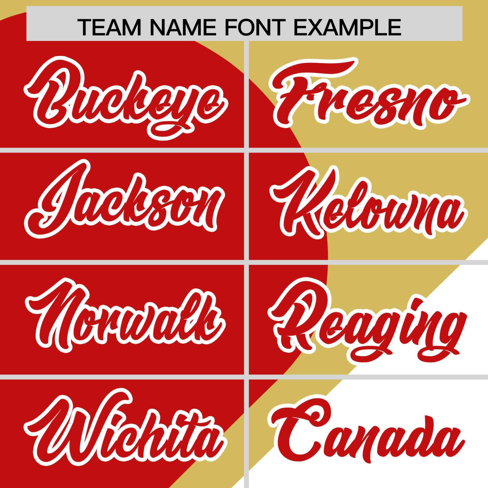 Custom Old Gold Red-White Color Block Personalized Half Heart Pattern Authentic Baseball Jersey