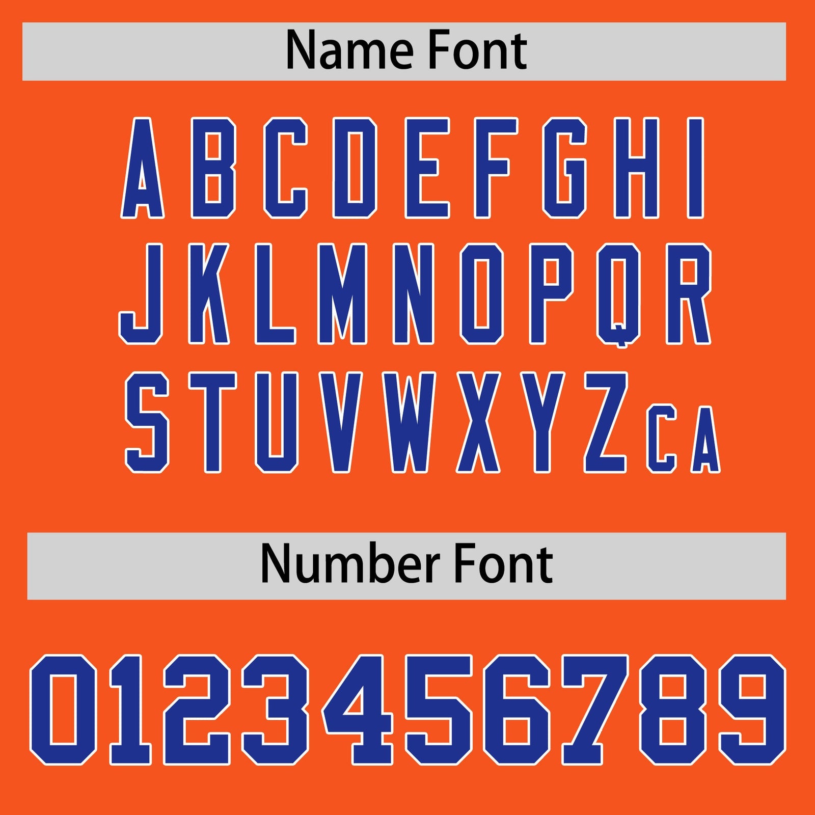 Custom Orange Royal Blue Side Camo Style Personalization Baseball Jersey| KXKSHOP