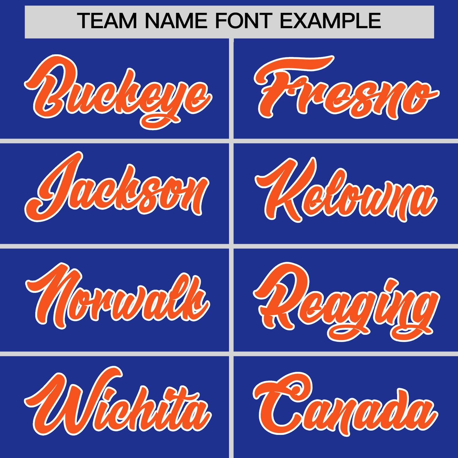 Custom Royal Blue Orange Side Camo Style Personalization Baseball Jersey| KXKSHOP