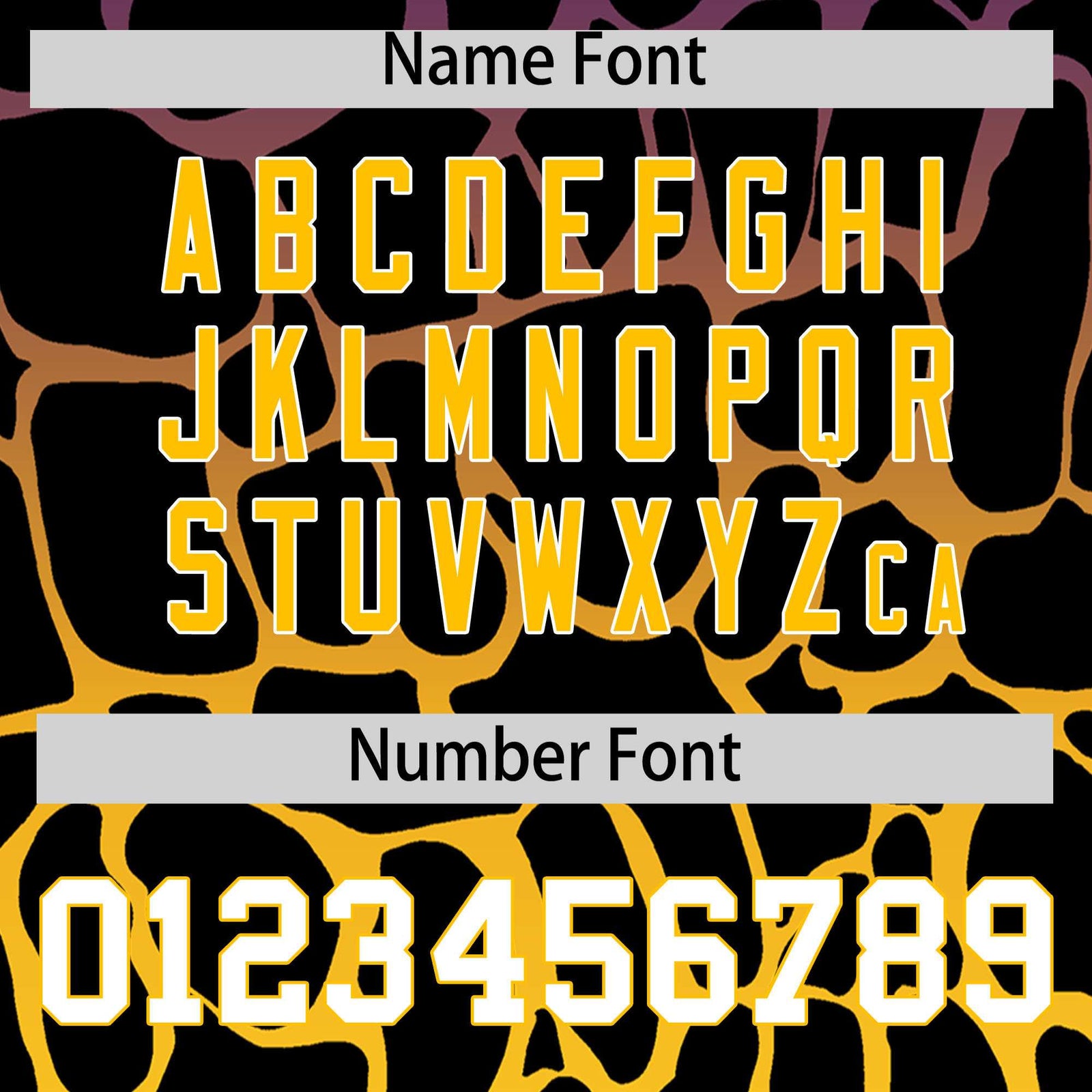 Custom Purple Gold Giraffe Graffiti Pattern Authentic Baseball Jersey