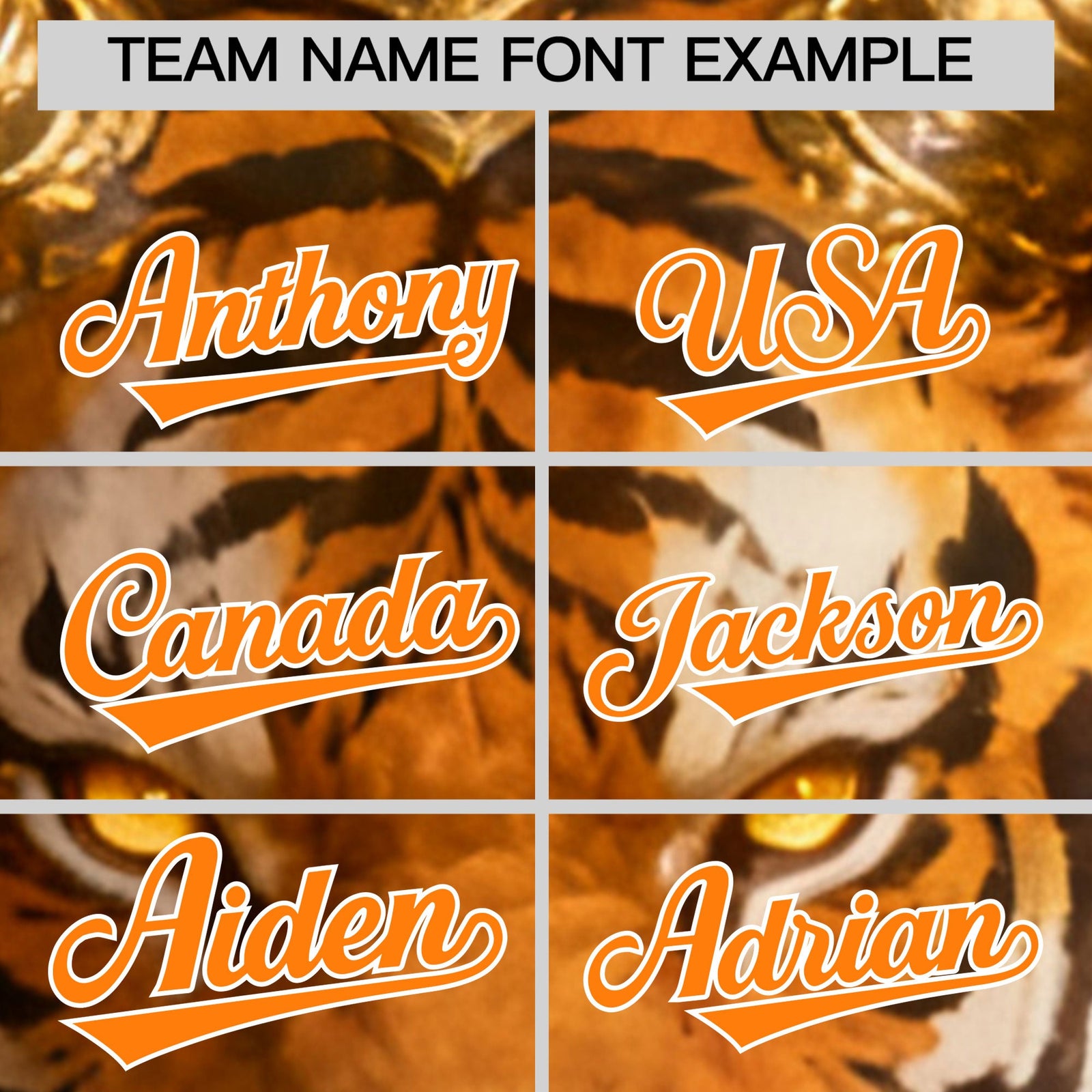 Custom Yellow Orange White Tiger Animal Series Personalization Graffiti Pattern Baseball Jersey| KXKSHOP