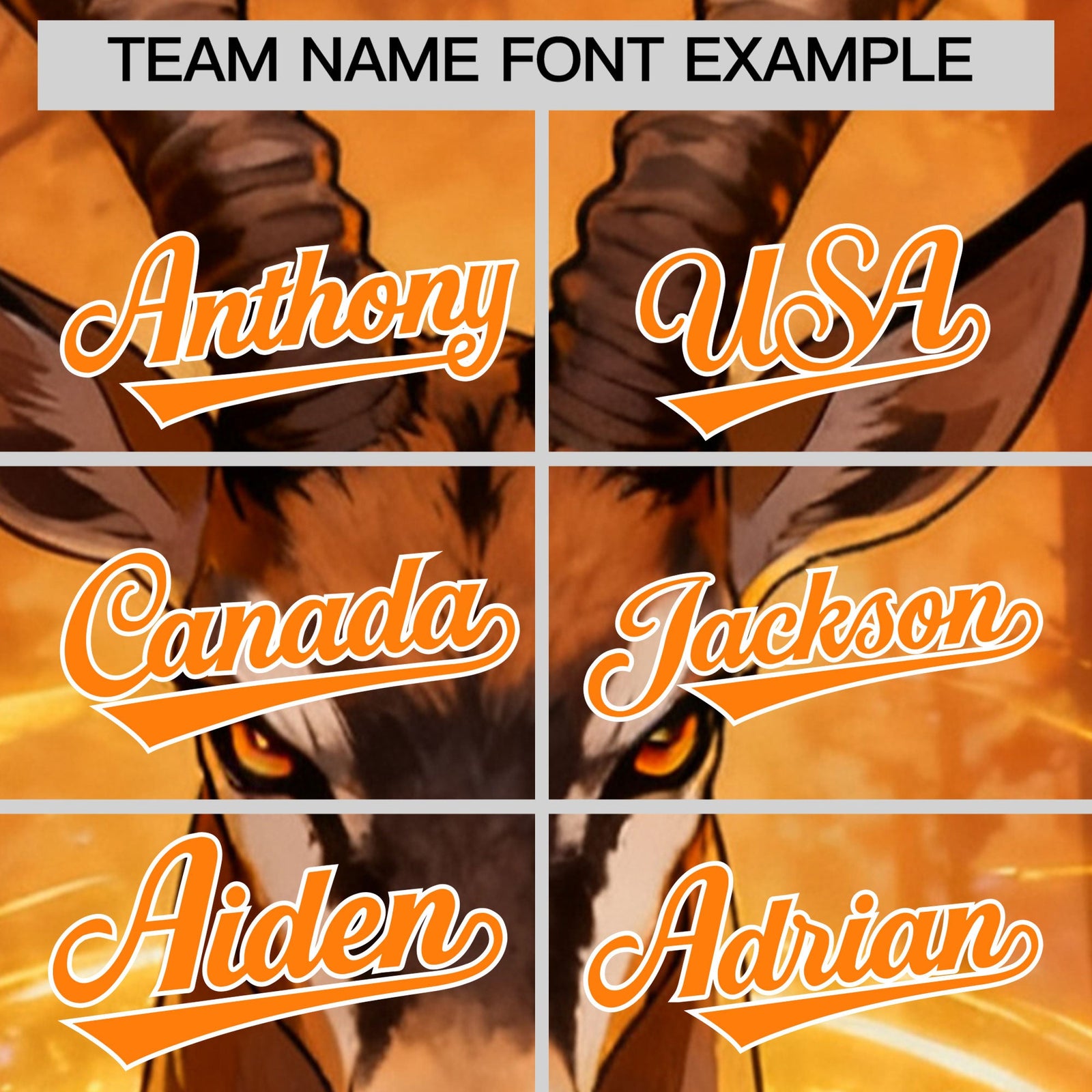 Custom Light Brown Orange White Deer Animal Series Personalization Graffiti Pattern Baseball Jersey| KXKSHOP