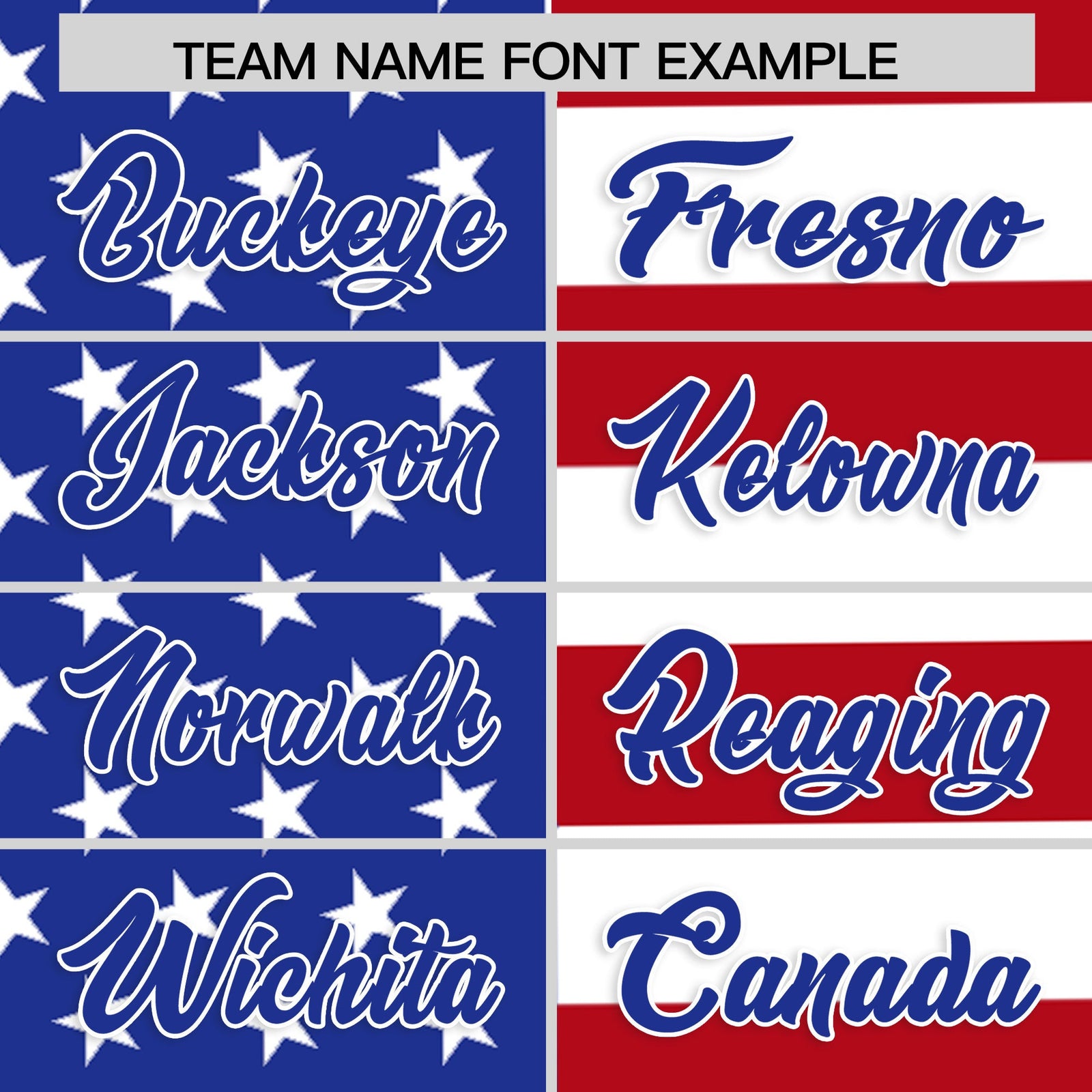 Custom Royal Blue Red White American Flag Graffiti Pattern Split Fashion Independence Day Stretch Fabric Baseball Jersey| KXKSHOP