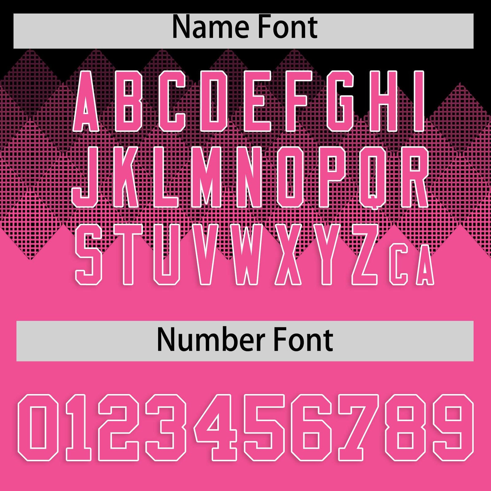 Custom Black Pink Grid Blur Pattern Authentic Baseball Jersey