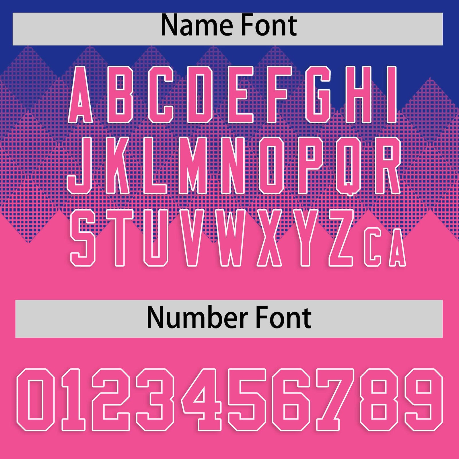 Custom Royal Pink Grid Blur Pattern Authentic Baseball Jersey