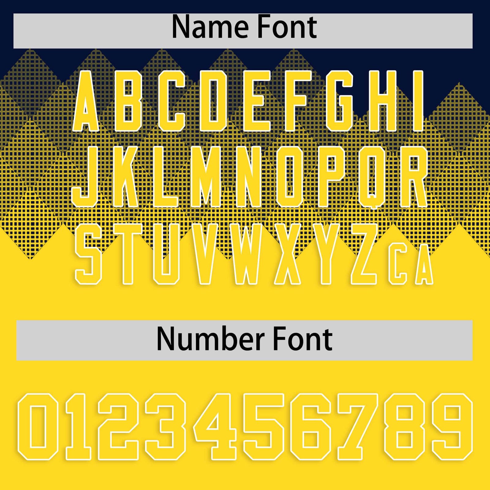 Custom Navy Gold Grid Blur Pattern Authentic Baseball Jersey