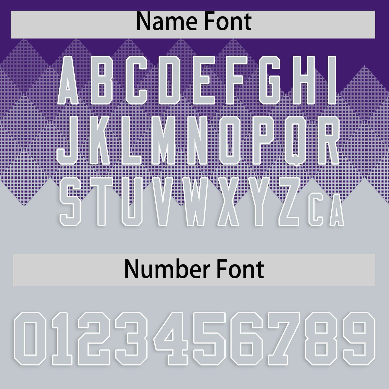 Custom Purple Silver Grid Blur Pattern Authentic Baseball Jersey