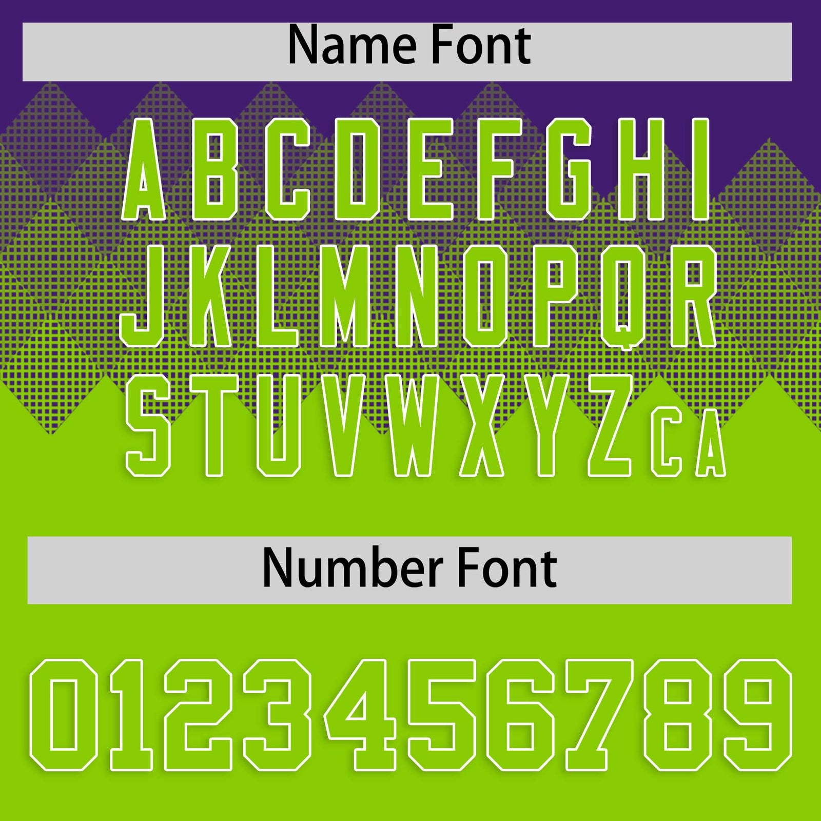 Custom Purple Neon Green Grid Blur Pattern Authentic Baseball Jersey