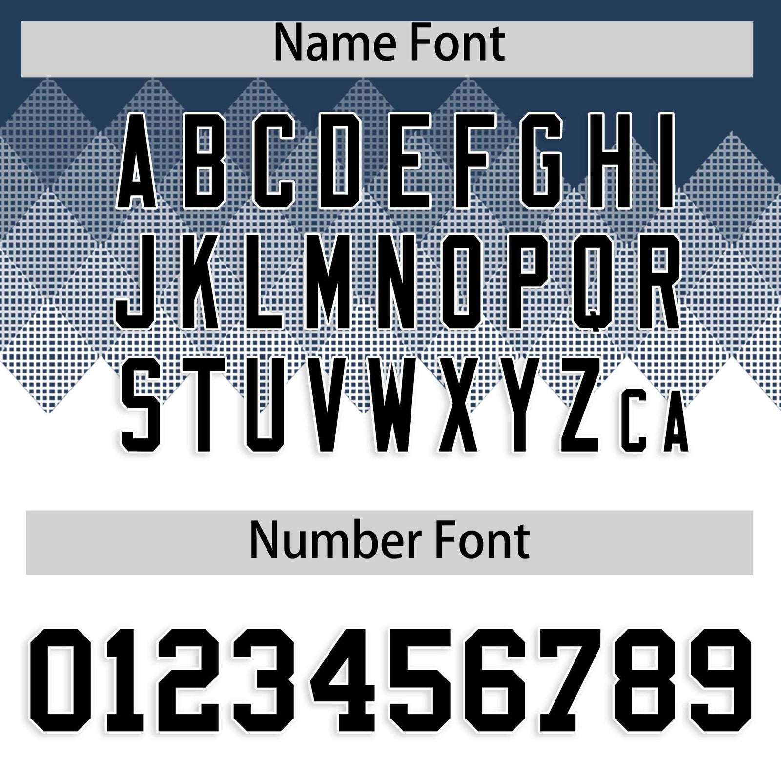 Custom Midnight Blue White Grid Blur Pattern Authentic Baseball Jersey