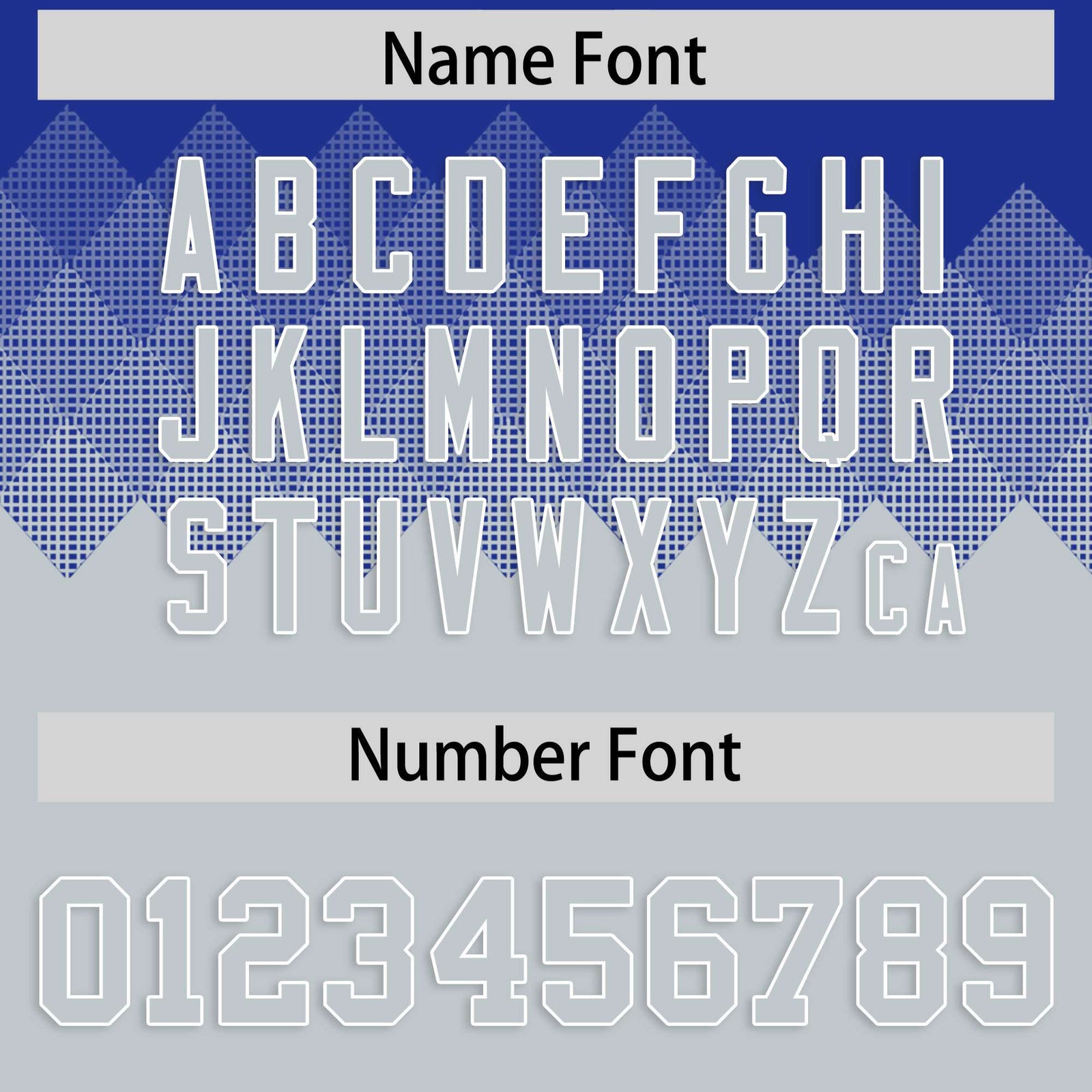 Custom Royal White Grid Blur Pattern Authentic Baseball Jersey