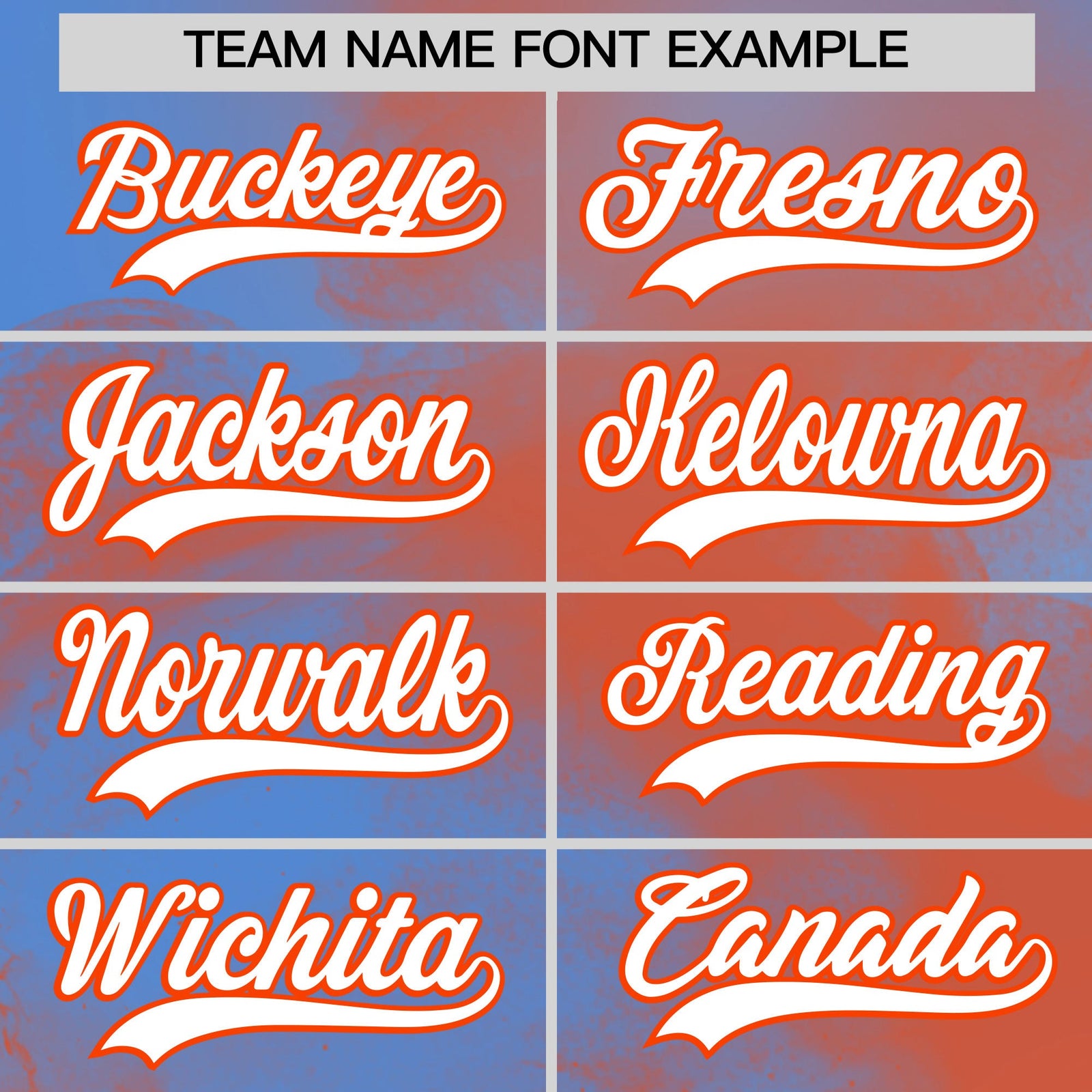 Custom Powder Blue Orange White skeleton Graffiti Pattern Lightweight Baseball Jersey| KXKSHOP