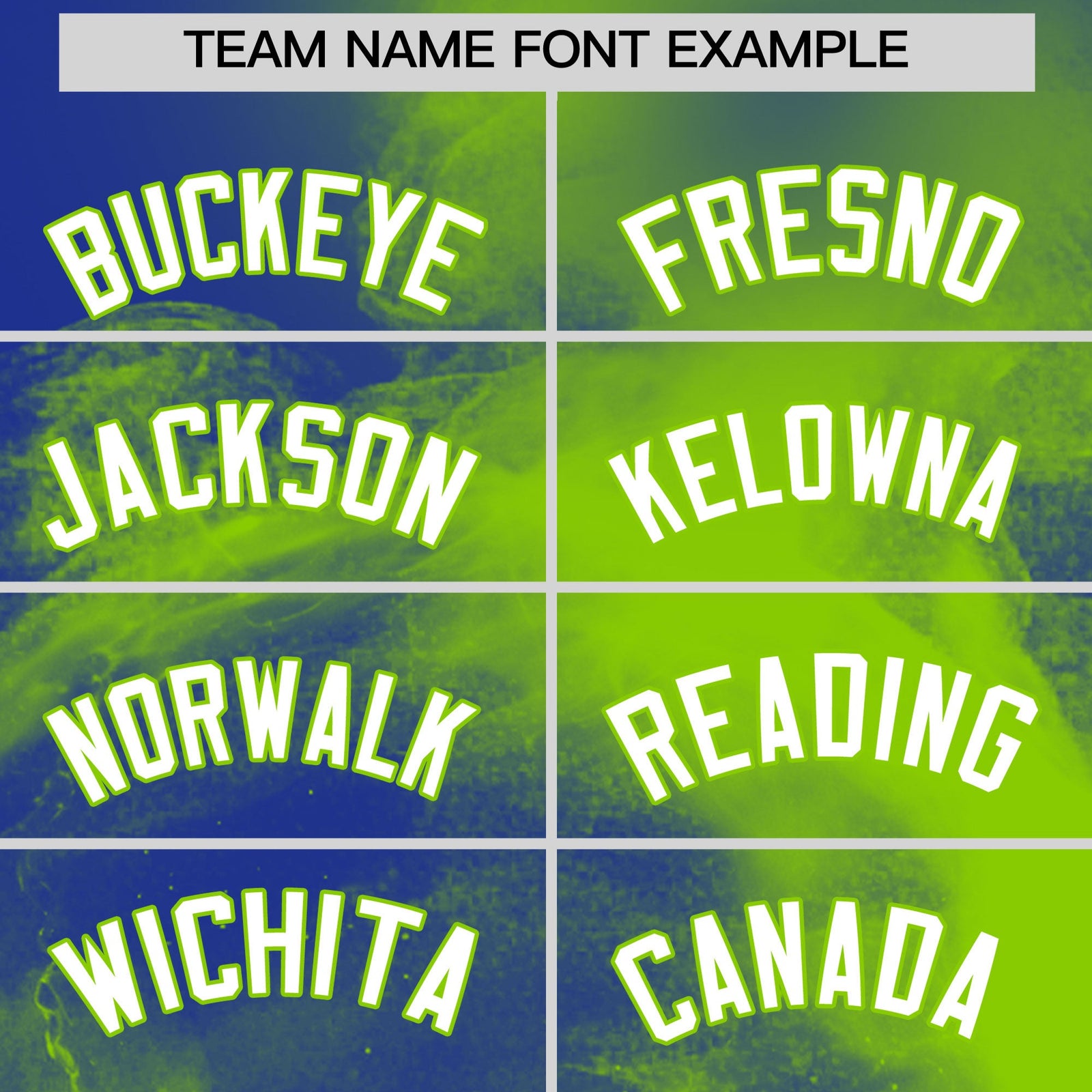 Custom Royal Blue Neon Green White skeleton Graffiti Pattern Quick Dry Baseball Jersey| KXKSHOP