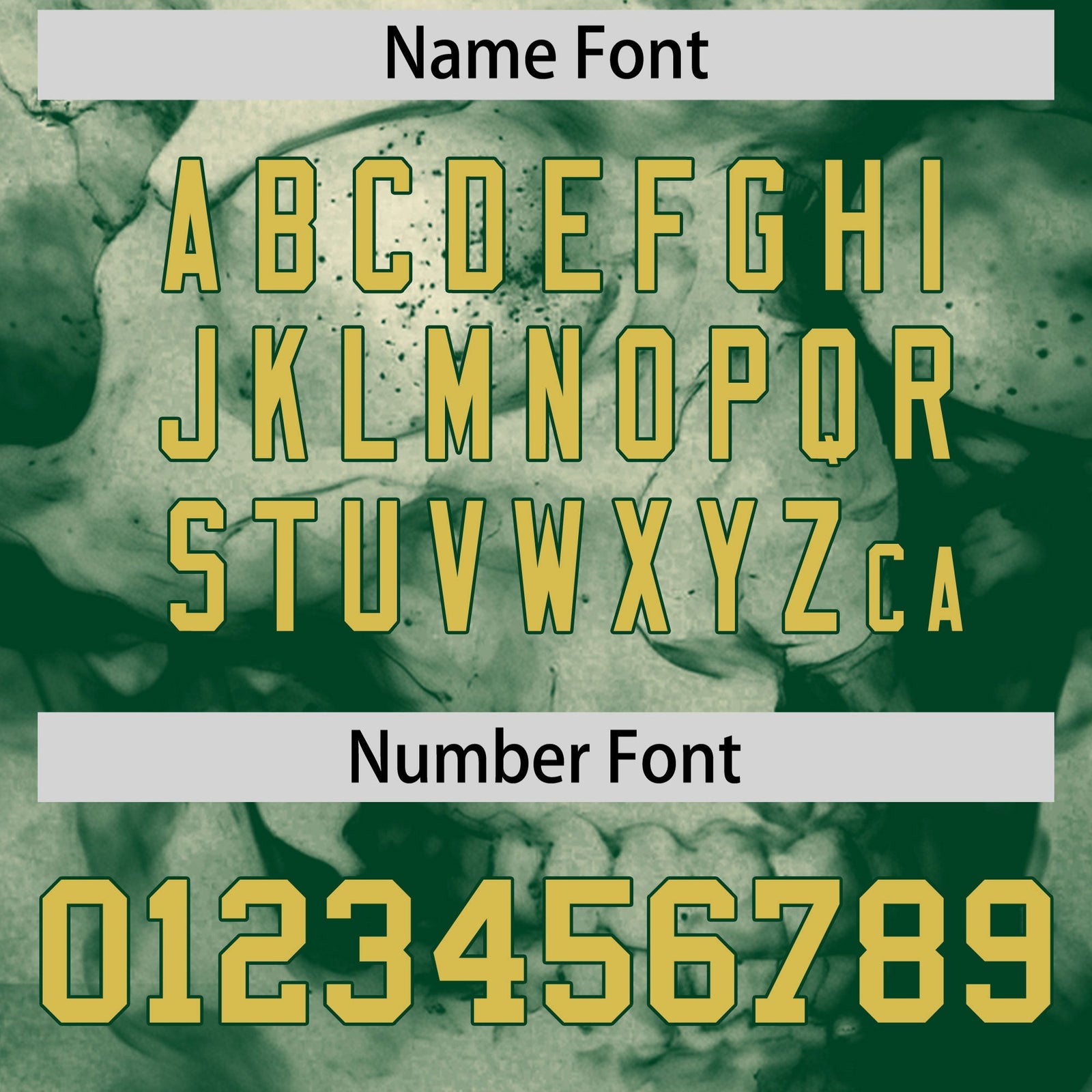 Custom Cream Dark Green Old Gold skeleton Graffiti Pattern Quick Dry Baseball Jersey| KXKSHOP