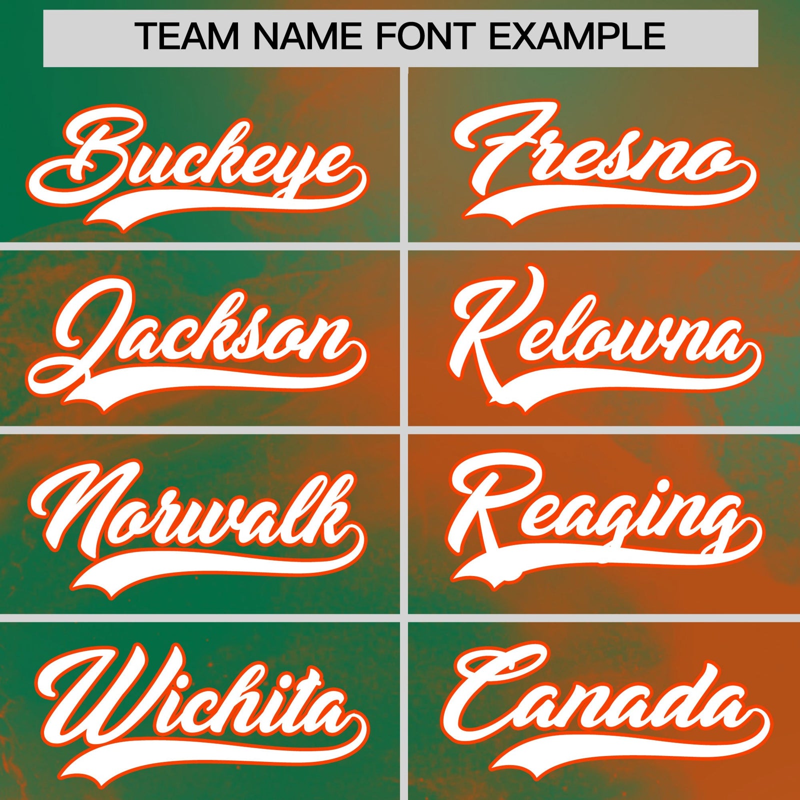 Custom Kelly Green Orange White skeleton Graffiti Pattern Lightweight Baseball Jersey| KXKSHOP