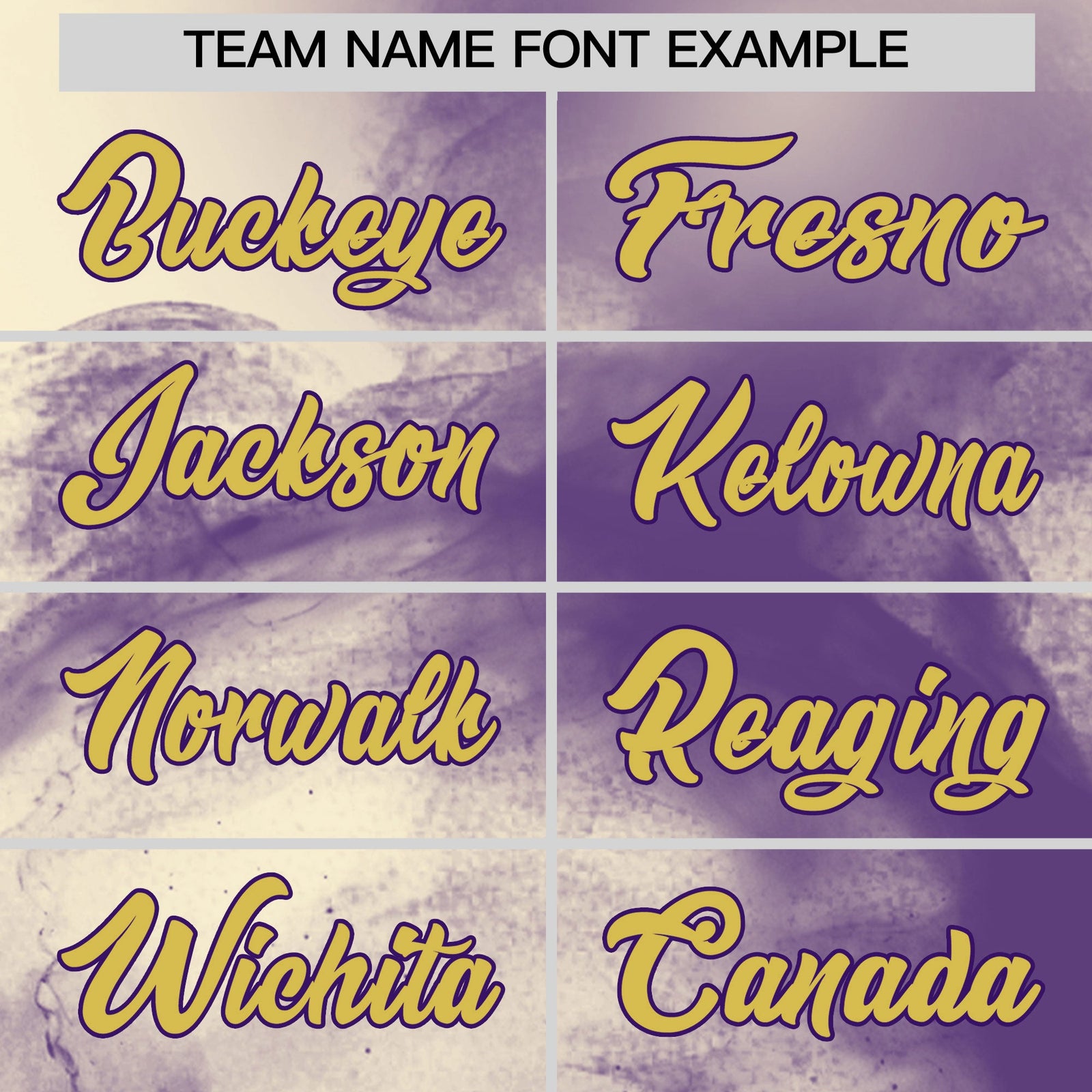 Custom Cream Purple Old Gold skeleton Graffiti Pattern Lightweight Baseball Jersey| KXKSHOP