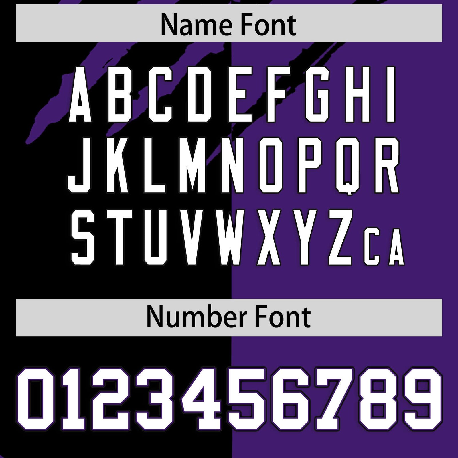 Custom Black Purple Split Tiger Claw Scratch Pattern Baseball Jersey