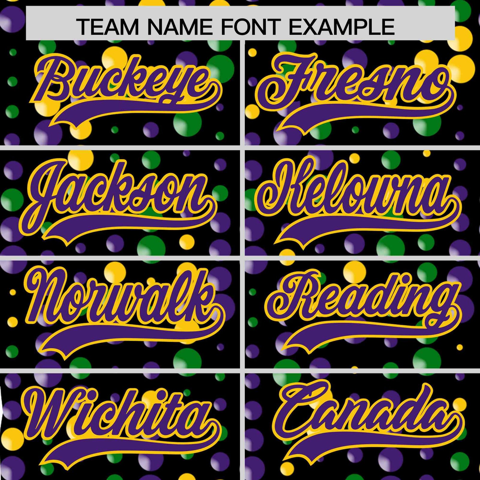 Custom Black Purple Gold Personalization Mardi Gras Authentic Baseball Jersey| KXKSHOP