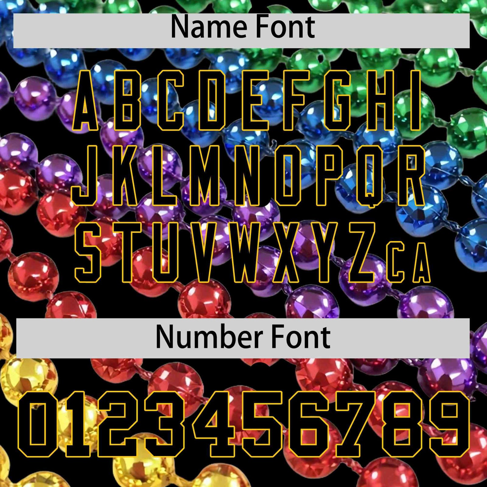 Custom Black Gold Personalization Mardi Gras Authentic Baseball Jersey| KXKSHOP