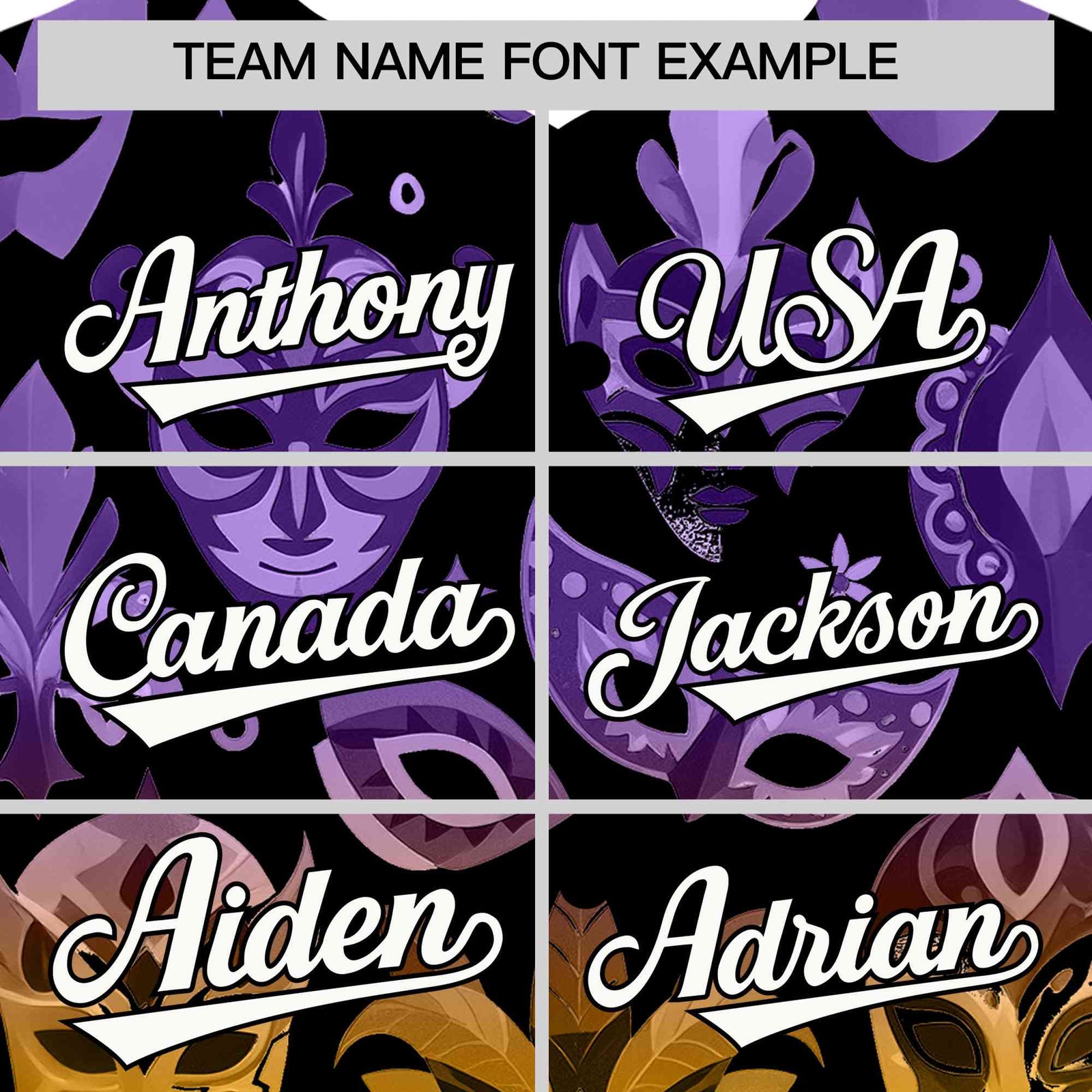 Custom Black White Personalization Mardi Gras Authentic Baseball Jersey| KXKSHOP