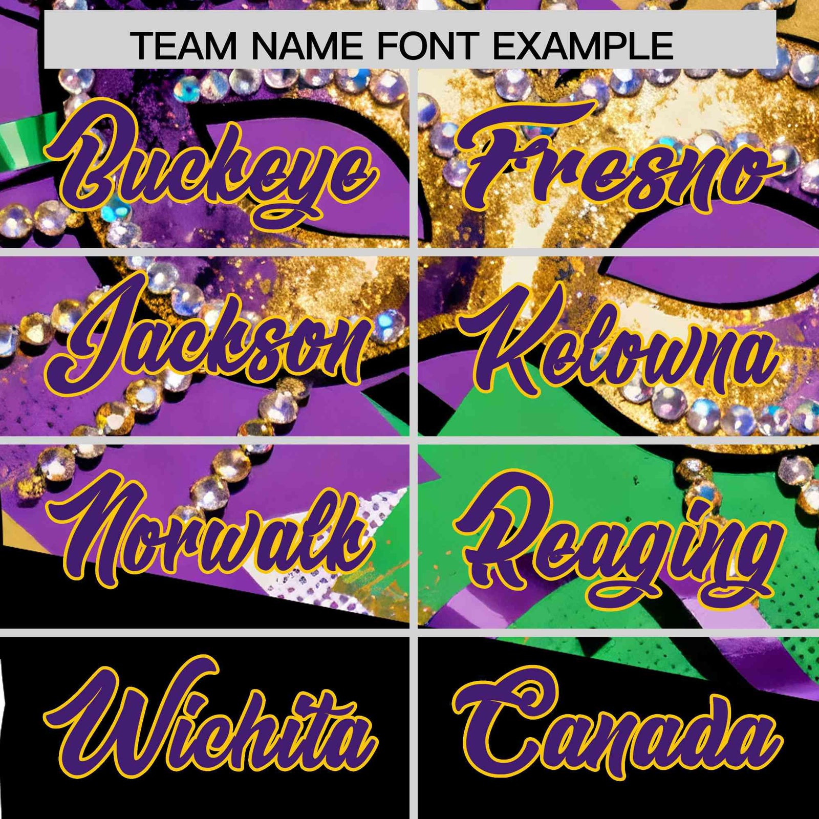 Custom Black Gold Purple Personalization Mardi Gras Authentic Baseball Jersey| KXKSHOP