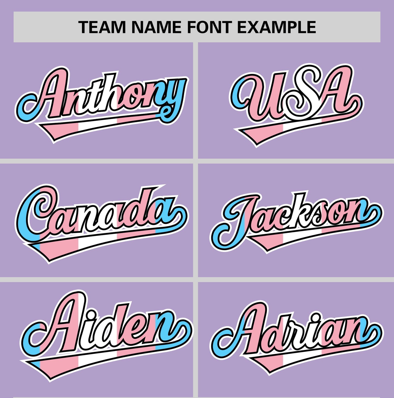 Custom Light Purple Powder Blue Transgender For Pride Month Classic Style Baseball Jersey| KXKSHOP