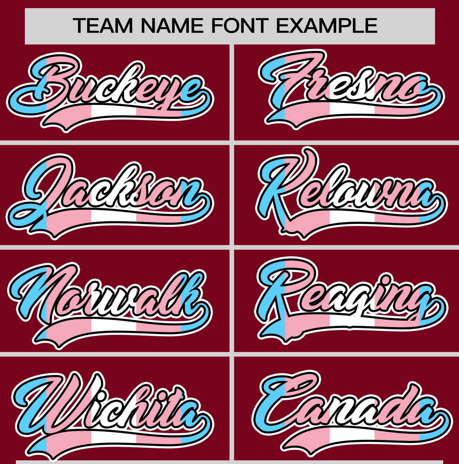 Custom Crimson Powder Blue Transgender For Pride Month Classic Style Baseball Jersey| KXKSHOP