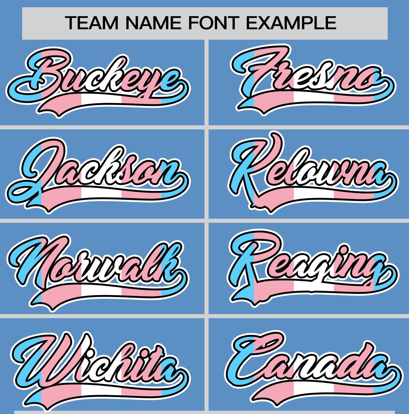 Custom Light Blue Powder Blue Transgender For Pride Month Classic Style Baseball Jersey| KXKSHOP