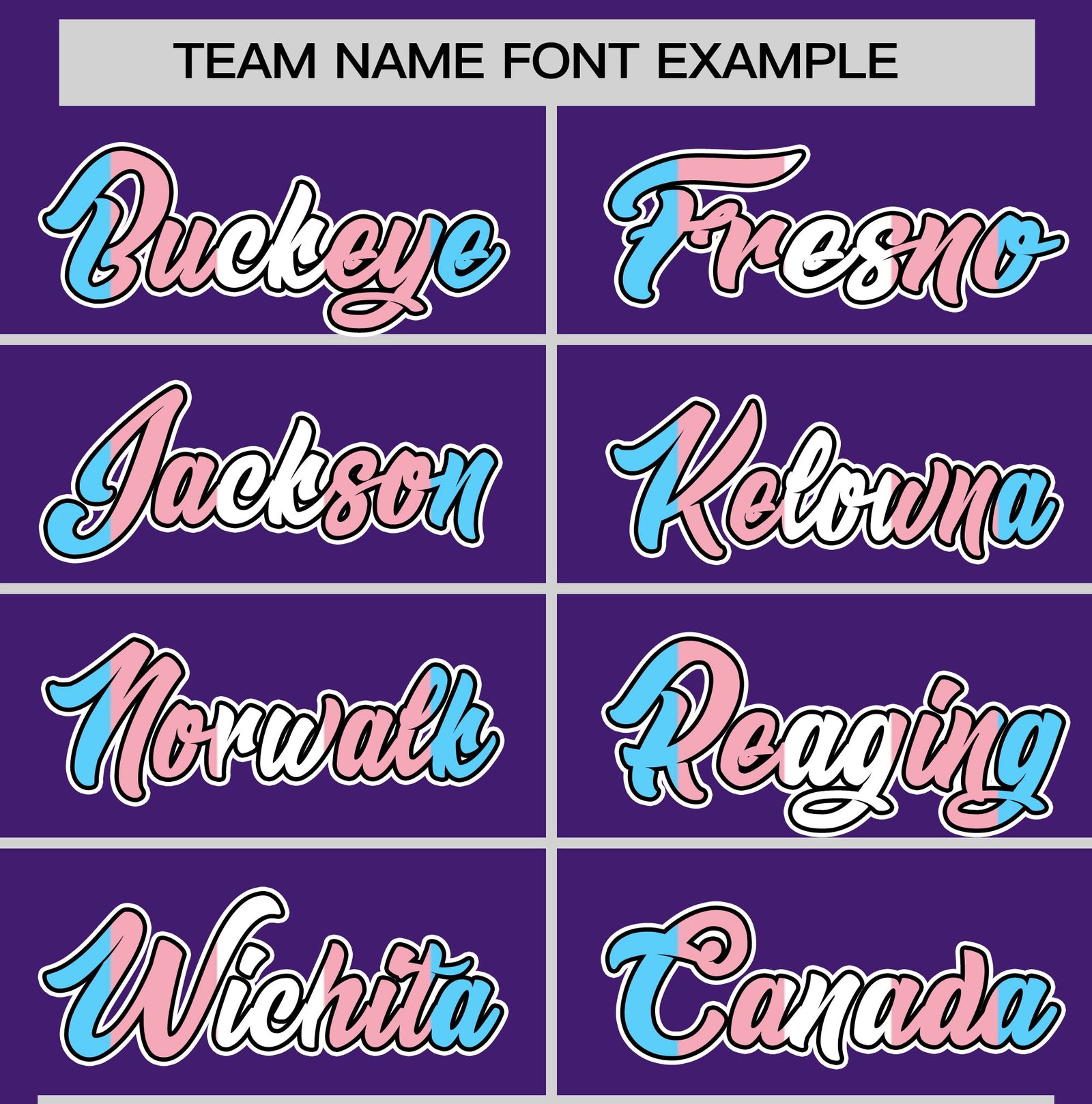 Custom Purple Powder Blue Transgender For Pride Month Classic Style Baseball Jersey| KXKSHOP